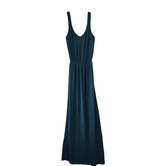 Show me your MUMU Kendall Maxi dress wedding bridesmaid xxSMALL NEW Jade - Picture 3 of 5